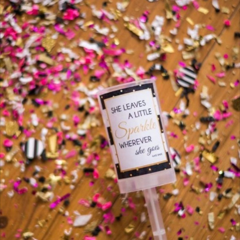 Kate Spade Themed Confetti Party Poppers - 5